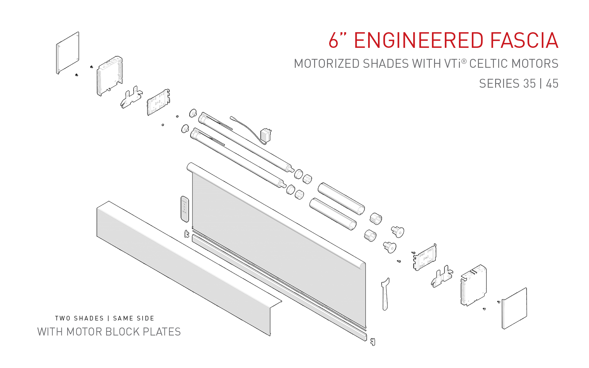 Vertilux Blinds & Shades® 6" Engineered Fascia System